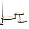 Миниатюра фото подвесная светодиодная люстра delight collection md20001002-8a matt black | 220svet.ru