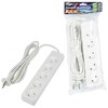 Миниатюра фото удлинитель uniel ultra 5гн х 3м б/з s-cu5-3 white ul-00009990 | 220svet.ru
