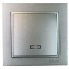 Миниатюра фото выключатель одноклавишный mono electric despina ip20 10a 250v антрацит 102-242425-101 | 220svet.ru