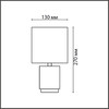 Миниатюра фото настольная лампа lumion county kaisa 8178/1t | 220svet.ru
