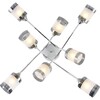 Миниатюра фото потолочная люстра reluce 01354-0.3-08 wh+cr | 220svet.ru