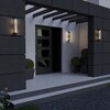 Миниатюра фото уличный настенный светильник novotech matrix 370968 черный | 220svet.ru