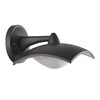 Миниатюра фото уличный настенный светодиодный светильник (ul-00005403) uniel ulu-s10a-8w/4000k ip54 black | 220svet.ru