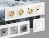 Миниатюра фото рамка 4-постовая ambrella volt alfa arctic af580104 | 220svet.ru