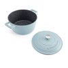 Миниатюра фото кастрюля из литого аллюминия pastel blue 4 л mc kitchen craft | 220svet.ru