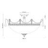 Миниатюра фото потолочный светильник lucia tucci barletta 182.10 d720 coffe gold | 220svet.ru
