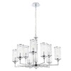 Миниатюра фото подвесная люстра crystal lux gloria sp9 chrome | 220svet.ru