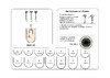 Миниатюра фото подвесная люстра garda decor 20md3231-3ni | 220svet.ru
