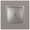 Миниатюра фото выключатель эра elegance 14-1102-16 с подсветкой, 10ах-250в, титан б0065785 | 220svet.ru