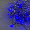 Миниатюра фото гирлянда нить 10м синяя 24в, 100 led, провод прозрачный пвх, ip54 ltc pst100-10-1b | 220svet.ru