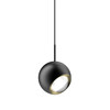 Миниатюра фото подвесной светодиодный светильник md2826-1b black/gold delight collection | 220svet.ru