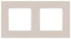 Миниатюра фото рамка для розеток и выключателей эра серия 12 12-5202-15 на 2 поста, классик, перламутр б0067792 | 220svet.ru