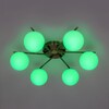 Миниатюра фото потолочная светодиодная люстра с пультом ду rgb citilux адам смарт cl228a163 | 220svet.ru