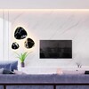Миниатюра фото бра crystal lux bilbao ap6w led d200 black | 220svet.ru