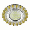 Миниатюра фото встраиваемый светильник fametto luciole dls-l148 gu5.3 glassy/gold | 220svet.ru