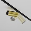 Миниатюра фото трековый магнитный светодиодный светильник maytoni focus led tr032-2-5w4k-m-bbs | 220svet.ru