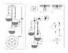Миниатюра фото подвесной светильник ambrella light traditional loft tr8503/3 wh/cp | 220svet.ru