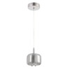 Миниатюра фото подвесной светильник crystal lux box sp1 chrome/smoke | 220svet.ru