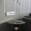 Миниатюра фото розетка с заземлением белый акрил werkel w1171041 | 220svet.ru