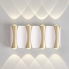 Миниатюра фото настенный светодиодный светильник crystal lux clt clt 022w4 wh-go 4000k | 220svet.ru