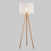 Миниатюра фото торшер с тканевым абажуром tk lighting grand tk 16007 | 220svet.ru