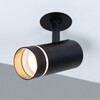 Миниатюра фото встраиваемый спот arte lamp nahn a3221pl-1bk | 220svet.ru