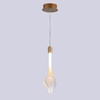 Миниатюра фото подвесной светильник delight collection p98066-1 antique brass | 220svet.ru