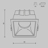 Миниатюра фото встраиваемый светодиодный светильник maytoni alfa led dl043-01-15w3k-d-sq-wb | 220svet.ru