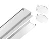 Миниатюра фото профиль встраиваемый для светодиодной ленты ambrella illumination gp1001wh | 220svet.ru
