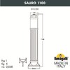 Миниатюра фото садовый светильник-столбик fumagalli sauro 1100 d15.555.000.vyf1r | 220svet.ru