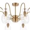 Миниатюра фото потолочная люстра escada gloss 1141/8pl clear | 220svet.ru