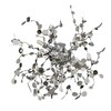 Миниатюра фото бра crystal lux garden ap-pl3 d400 chrome | 220svet.ru