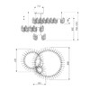Миниатюра фото подвесной светодиодный светильник bogates 90374/3 | 220svet.ru