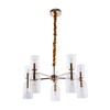 Миниатюра фото подвесная люстра arte lamp charm a1623lm-10go | 220svet.ru