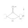 Миниатюра фото подвесная люстра arte lamp cassel a5454lm-8pb | 220svet.ru