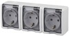Миниатюра фото розетка эра 3х2p+e ip54 16a 250v 11-2405-01 б0020720 | 220svet.ru