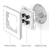 Миниатюра фото акустическая розетка werkel слоновая кость w1185003 | 220svet.ru