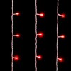 Миниатюра фото гирлянда занавес 2 x 1 м красный 220в, 200 led, провод прозрачный пвх, ip54 ltc pcl202-10-2r | 220svet.ru