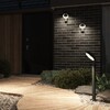Миниатюра фото уличный настенный светодиодный светильник denkirs sanvik dk9712-bk | 220svet.ru