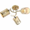 Миниатюра фото потолочная люстра reluce 01322-0.3-03 matt gold+cr | 220svet.ru