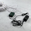 Миниатюра фото гирлянда нить 10м разноцветная 220в, 100 led, провод белый каучук, ip65 ltc aug100-8-1eprgb | 220svet.ru