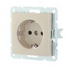 Миниатюра фото розетка lk studio с з/к, со шторками (бежевый) lk60 863201-1 | 220svet.ru
