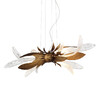 Миниатюра фото подвесная светодиодная люстра delight collection rp168416-11 bronze/clear | 220svet.ru