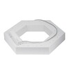 Миниатюра фото подвесной светодиодный cветильник эра hexagon spo-123-w-40k-045 45вт 4000к белый б0050554 | 220svet.ru