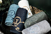 Миниатюра фото полотенце мелодия модал голубое 50*90 garda decor 145ert-00504 | 220svet.ru