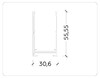Миниатюра фото шинопровод однофазный накладной ambrella light track system magnetic 220v gl1003 | 220svet.ru