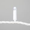 Миниатюра фото гирлянда нить 10м белая 220в, 100 led, провод белый каучук 2,3мм, ip65 ltc eco100-8-2w | 220svet.ru