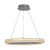 Миниатюра фото подвесная светодиодная люстра profit light 6040/1 wht | 220svet.ru
