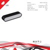 Миниатюра фото магнитная трековая система reluce 13001-9.3-001ur magnetic led6w bk | 220svet.ru