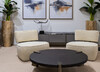 Миниатюра фото кресло без подлокотников букле бежевое garda decor 58db-23052 | 220svet.ru